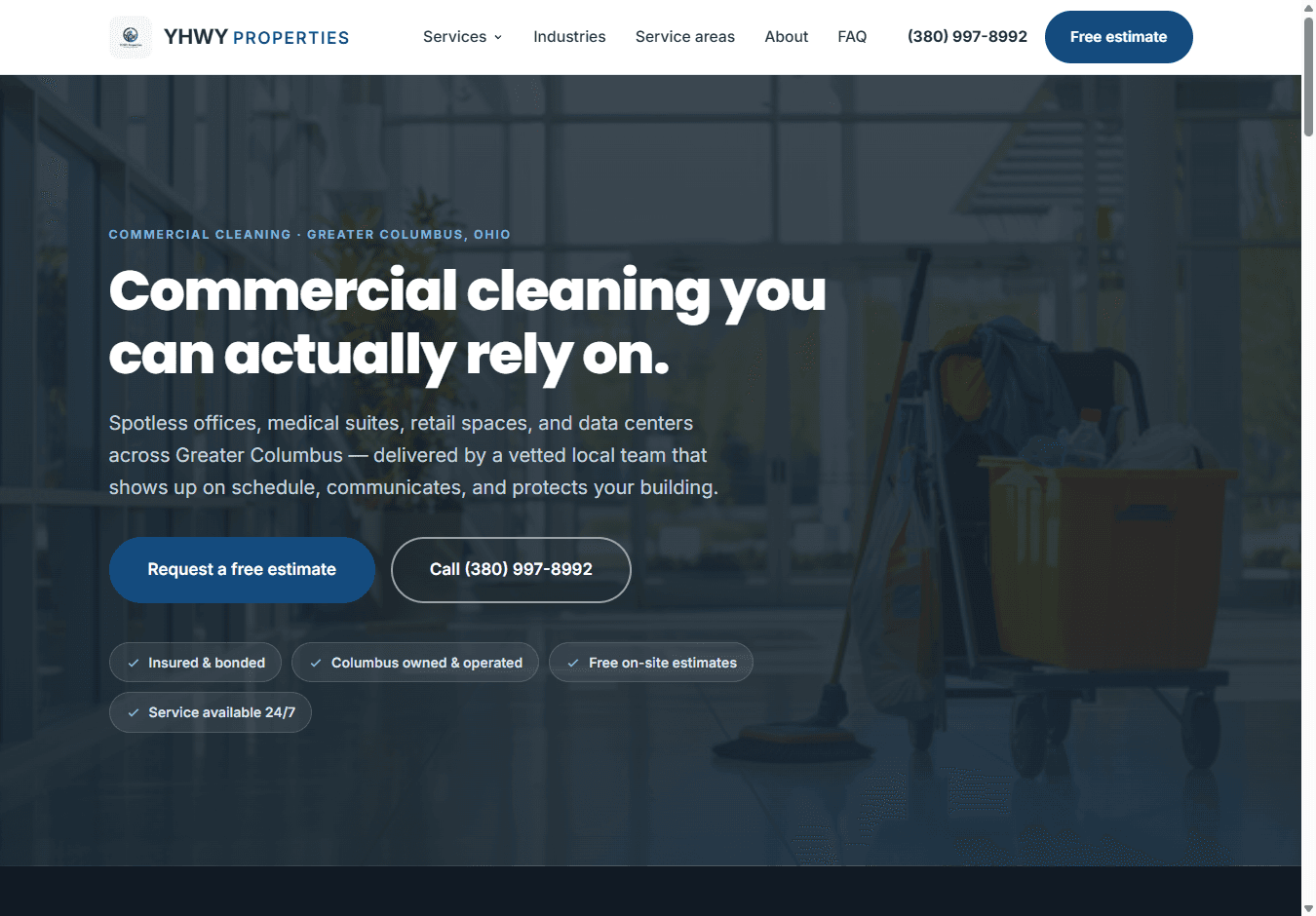 YHWY Properties — the finished site